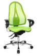 Topstar siège de bureau pivotant Sitness 15 avec mécanisme de contact permanent, Dossier maille, vert pomme  S