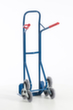 Rollcart Diable pour escaliers 3 étoiles, force 150 kg, largeur de pelle 300 mm, bandage TPE  S