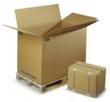 Caisse carton pliante pour palettes