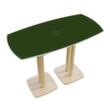 Paperflow Table haute easyDesk, largeur x profondeur 1500 x 750 mm, panneau vert