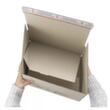 caisse carton pliante en papier d’herbe  S