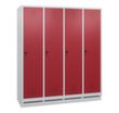 C+P Armoire vestiaire Evolo avec 4 compartiments, largeur de compartiment 400 mm