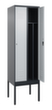 C+P Armoire vestiaire Classic Plus pour une séparation en noir et blanc, largeur de compartiment 300 mm  S