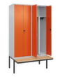 Armoire vestiaire EPI avec banc  S