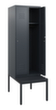 C+P Armoire vestiaire Classic Plus avec banc, largeur de compartiment 300 mm  S