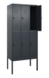 C+P Armoire vestiaire à deux niveaux Classic Plus, largeur de compartiment 300 mm  S