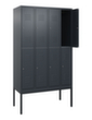 C+P Armoire vestiaire à deux niveaux Classic Plus, largeur de compartiment 300 mm  S