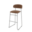 VEBA Tabouret de bar Essentials Mundo, assise cognac