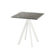 VEBA Table de bistro Essentials Infinity, largeur x profondeur 700 x 700 mm, panneau Galaxy Marble