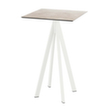 VEBA Table haute Essentials Infinity, largeur x profondeur 700 x 700 mm, panneau Moonstone