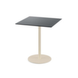 VEBA Table de bistro Essentials Urban, largeur x profondeur 700 x 700 mm, panneau noir