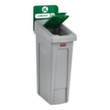 Rubbermaid Couverture Slim Jim® pour station de recyclage, vert  S