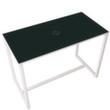 Paperflow Table haute easyDesk, largeur x profondeur 1500 x 750 mm, panneau anthracite