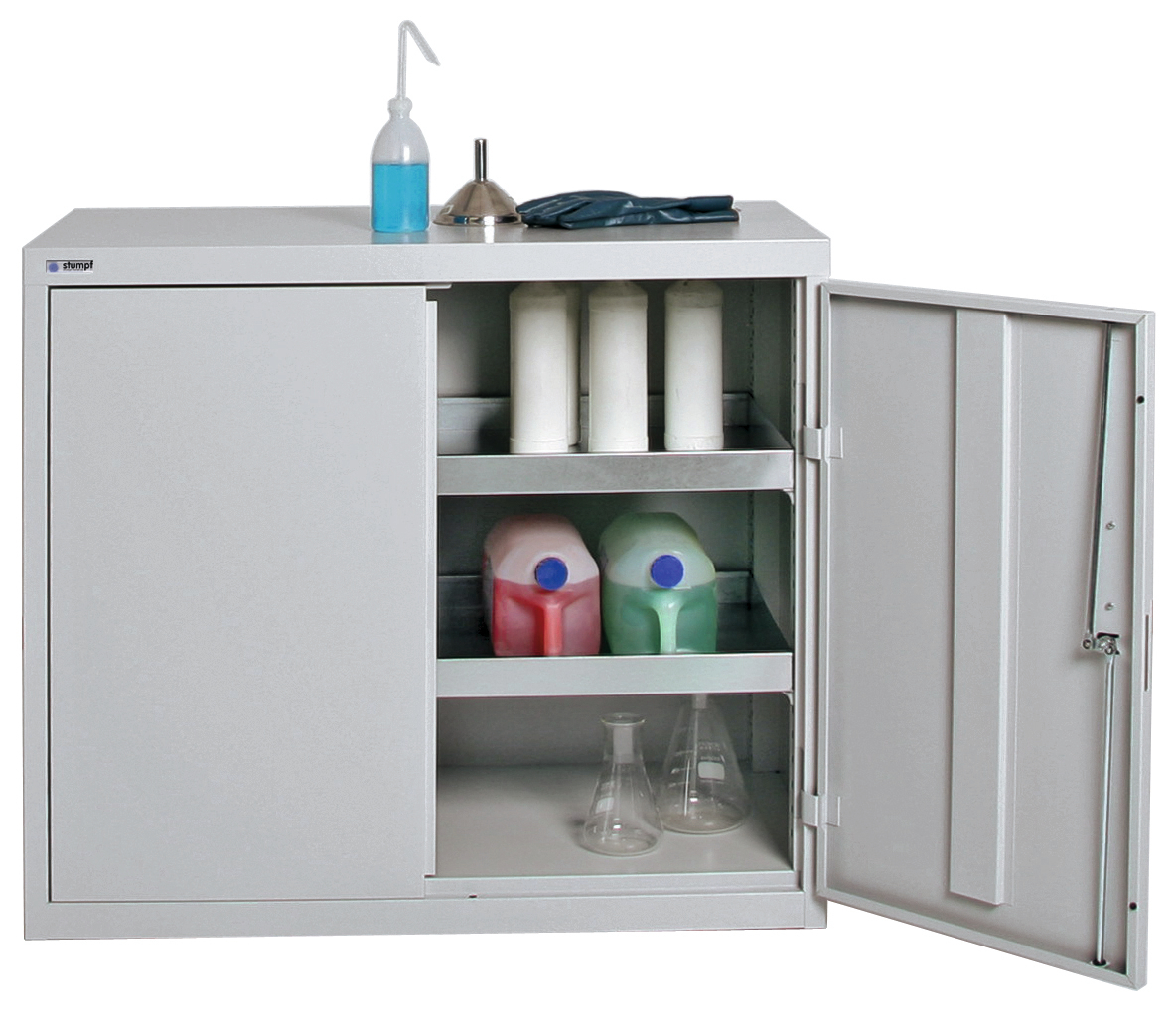 stumpf Armoire de protection de l'environnement en acier, hauteur x largeur x profondeur 900 x 1000 x 500 mm  ZOOM