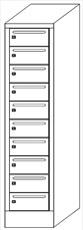 PAVOY Armoire de distribution du courrier Basis, 10 compartiments  ZOOM