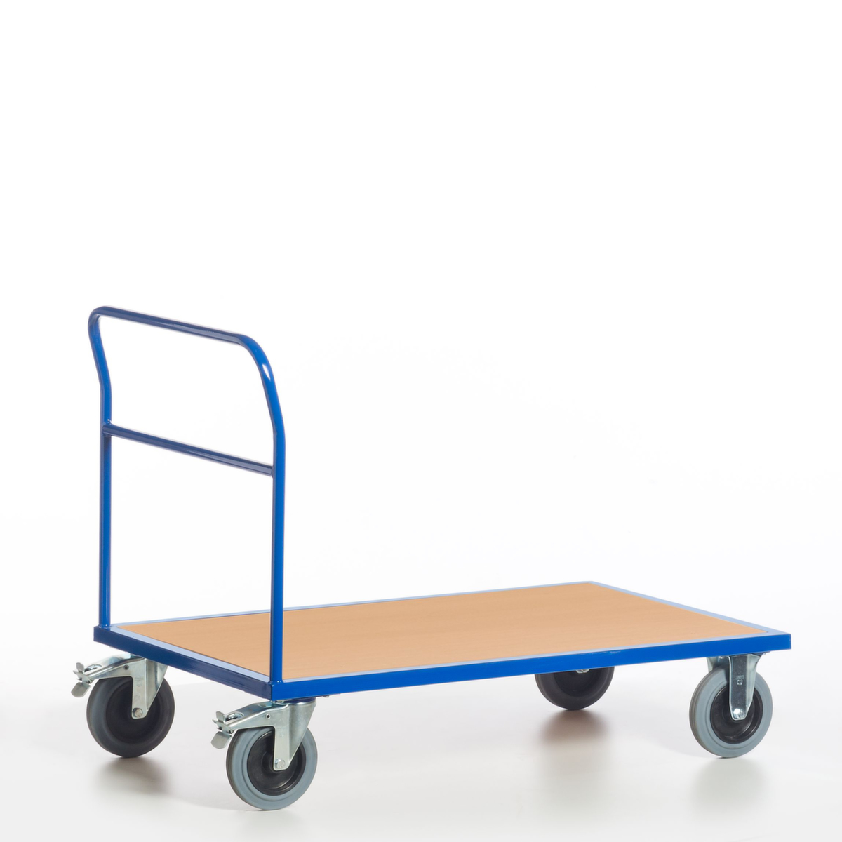 Rollcart Chariot avec barre de poussée, force 500 kg, plateau longueur x largeur 1000 x 600 mm  ZOOM