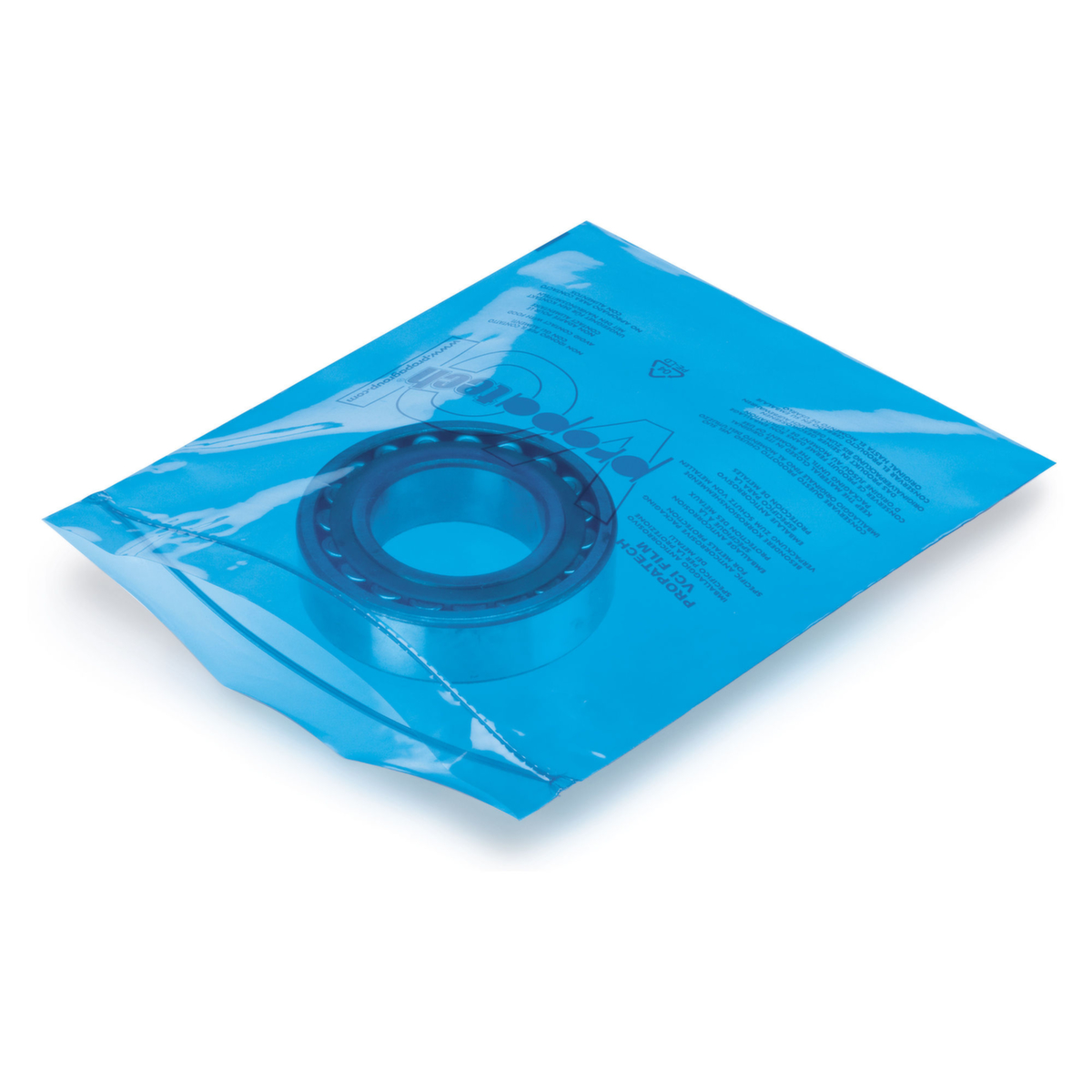 Sachet anti-corrosion VCI avec fermeture à pression, 100 µm, longueur x largeur 130 x 80 mm