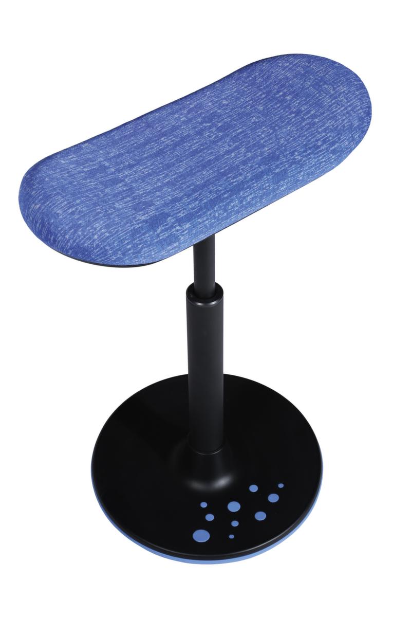 Topstar Siège assis-debout Sitness H2 avec assise skateboard, hauteur d’assise 570 - 770 mm, assise bleu  ZOOM