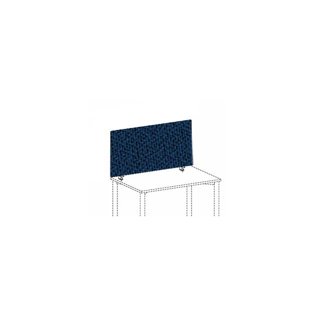 Gera Cloison de table Pro, hauteur x largeur 600 x 1400 mm, paroi bleu
