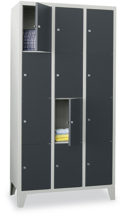 PAVOY armoire multicases Basis, 12 compartiments