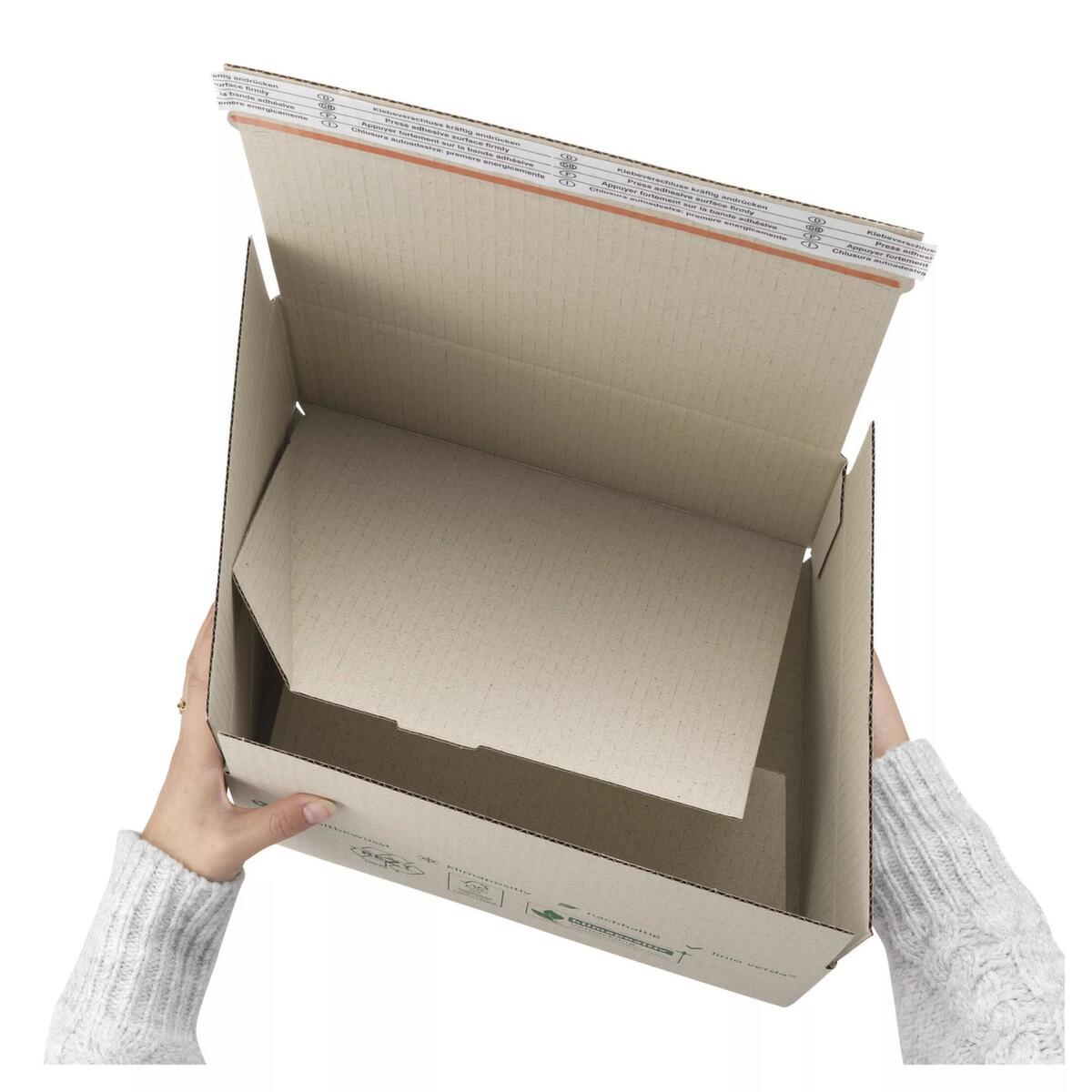 caisse carton pliante en papier d’herbe  ZOOM