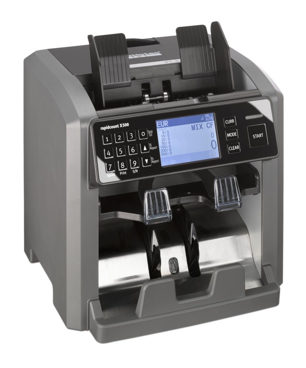 ratiotec Machine à compter l'argent rapidcount X 500