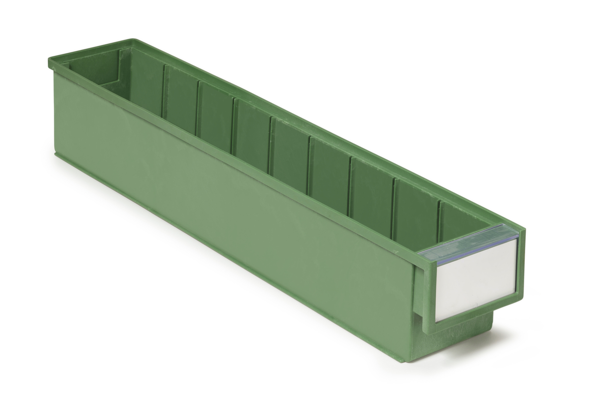 Treston Bac à bec pour rayonnage écologique BiOX, vert, HxLxl 82x500x92 mm  ZOOM