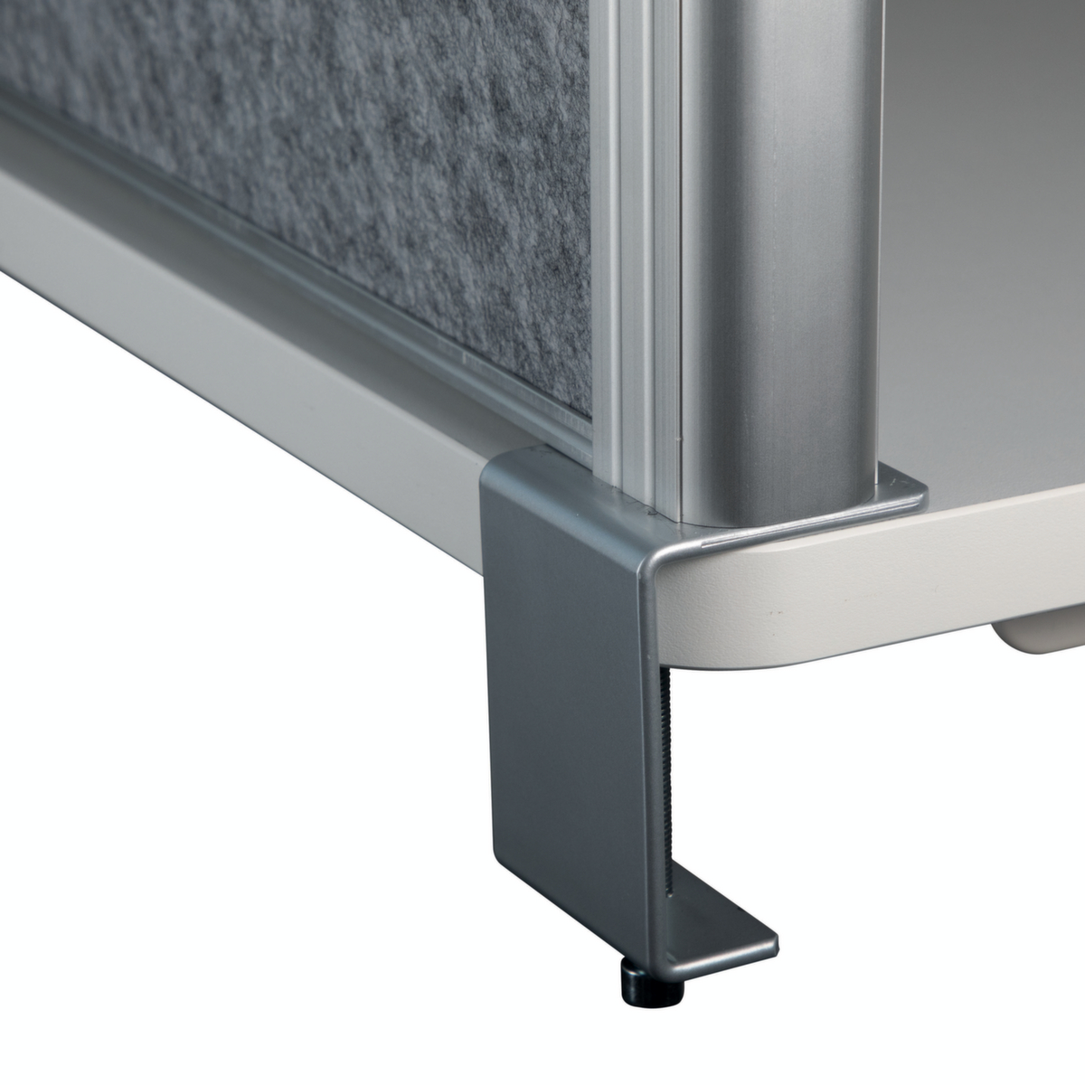 MAUL Cloison de table MAULconnecto, hauteur x largeur 515 x 1600 mm, paroi gris foncé  ZOOM