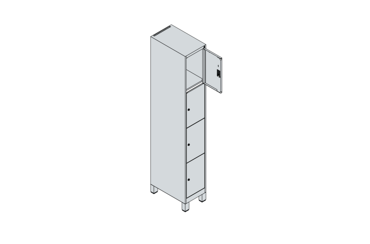 C+P armoire multicases Classic Plus, 4 compartiments  ZOOM