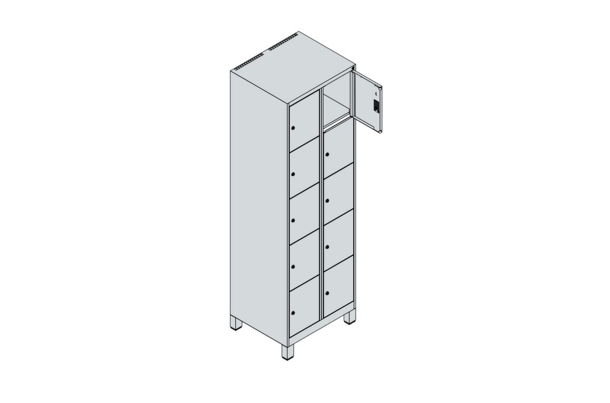 C+P armoire multicases Classic Plus, 10 compartiments  ZOOM