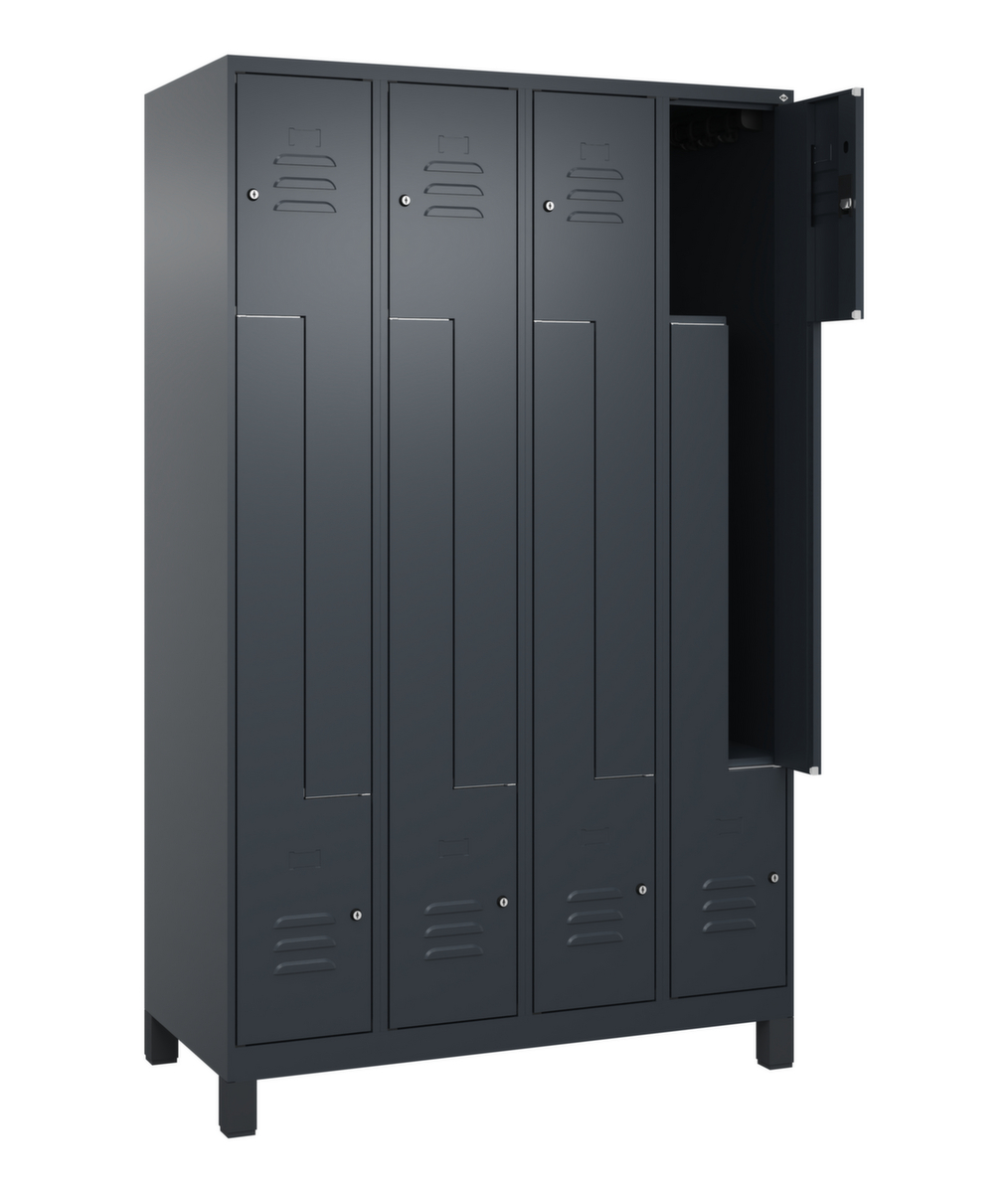 C+P Armoire vestiaire Z Classic Plus, largeur de compartiment 150/300 mm  ZOOM