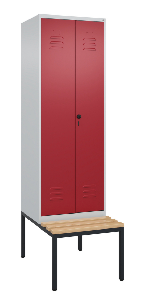 Armoire vestiaire EPI avec banc