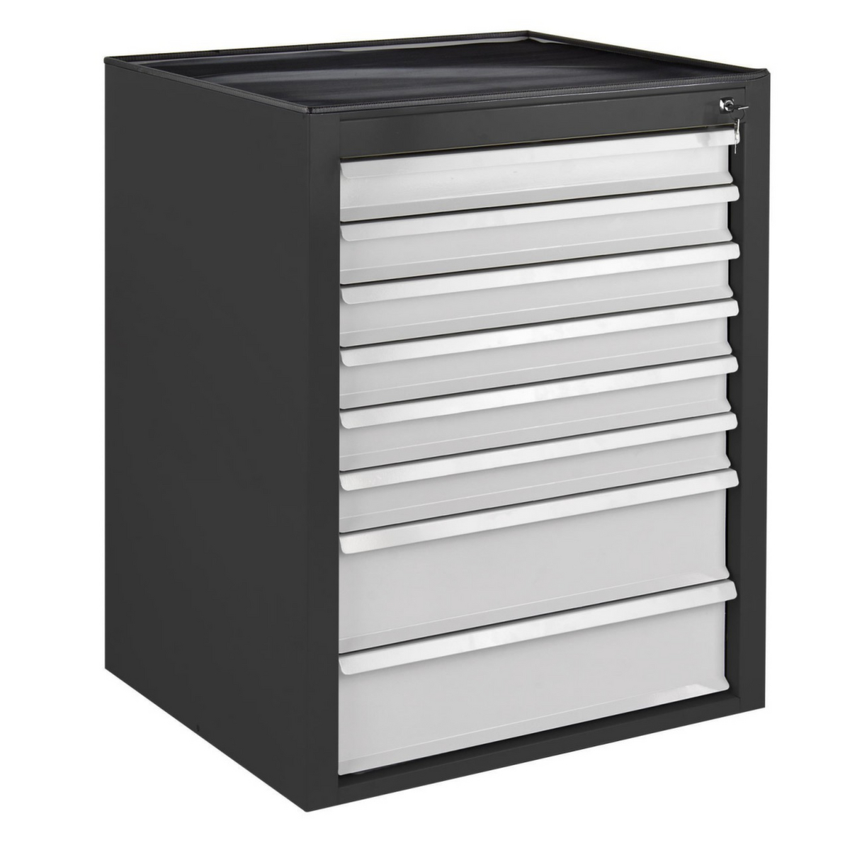 ADB Armoire à tiroirs MAMMUT, 8 tiroir(s), RAL7016 gris anthracite/RAL7035 gris clair