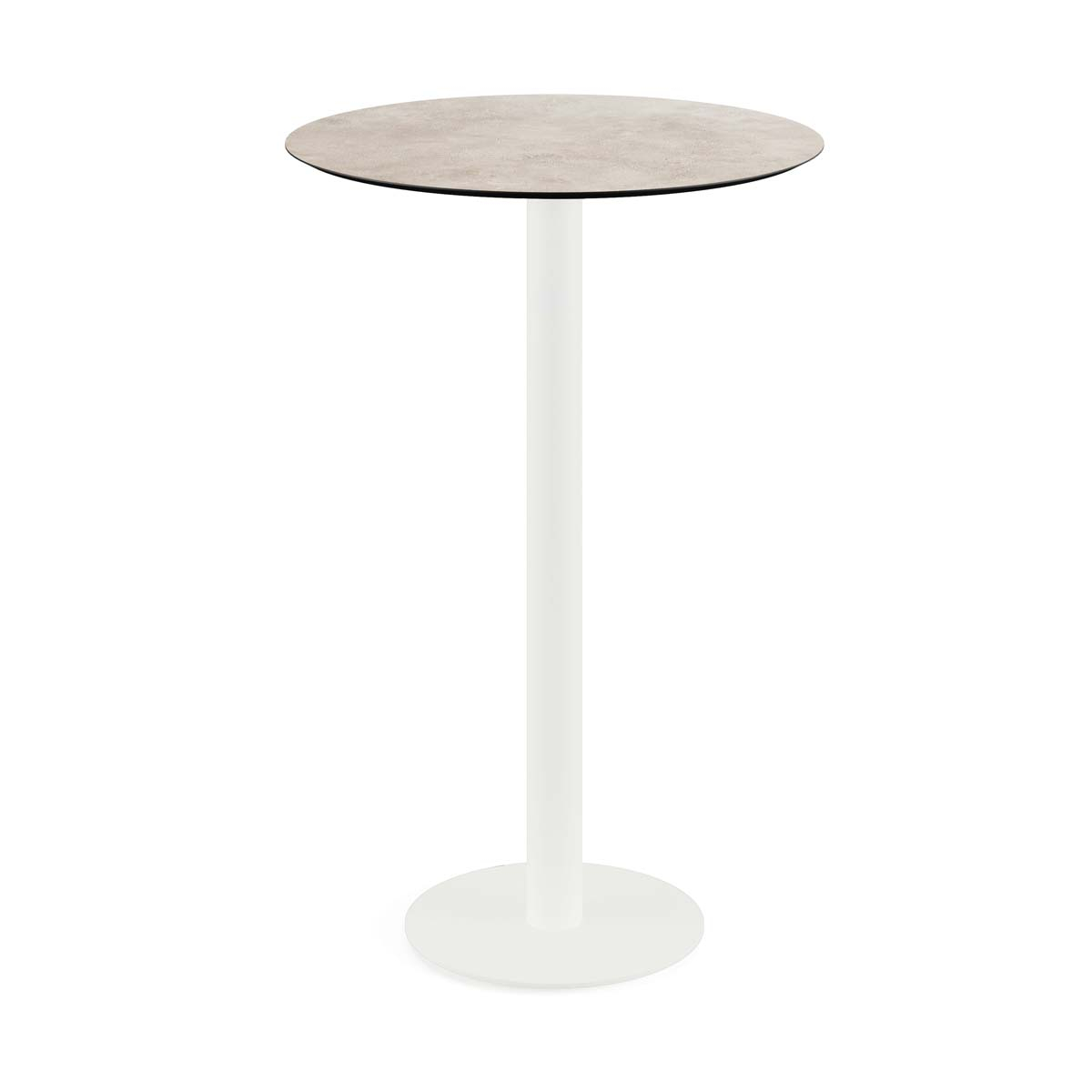 VEBA Table haute Essentials Urban, Ø 700 mm, panneau Moonstone  ZOOM