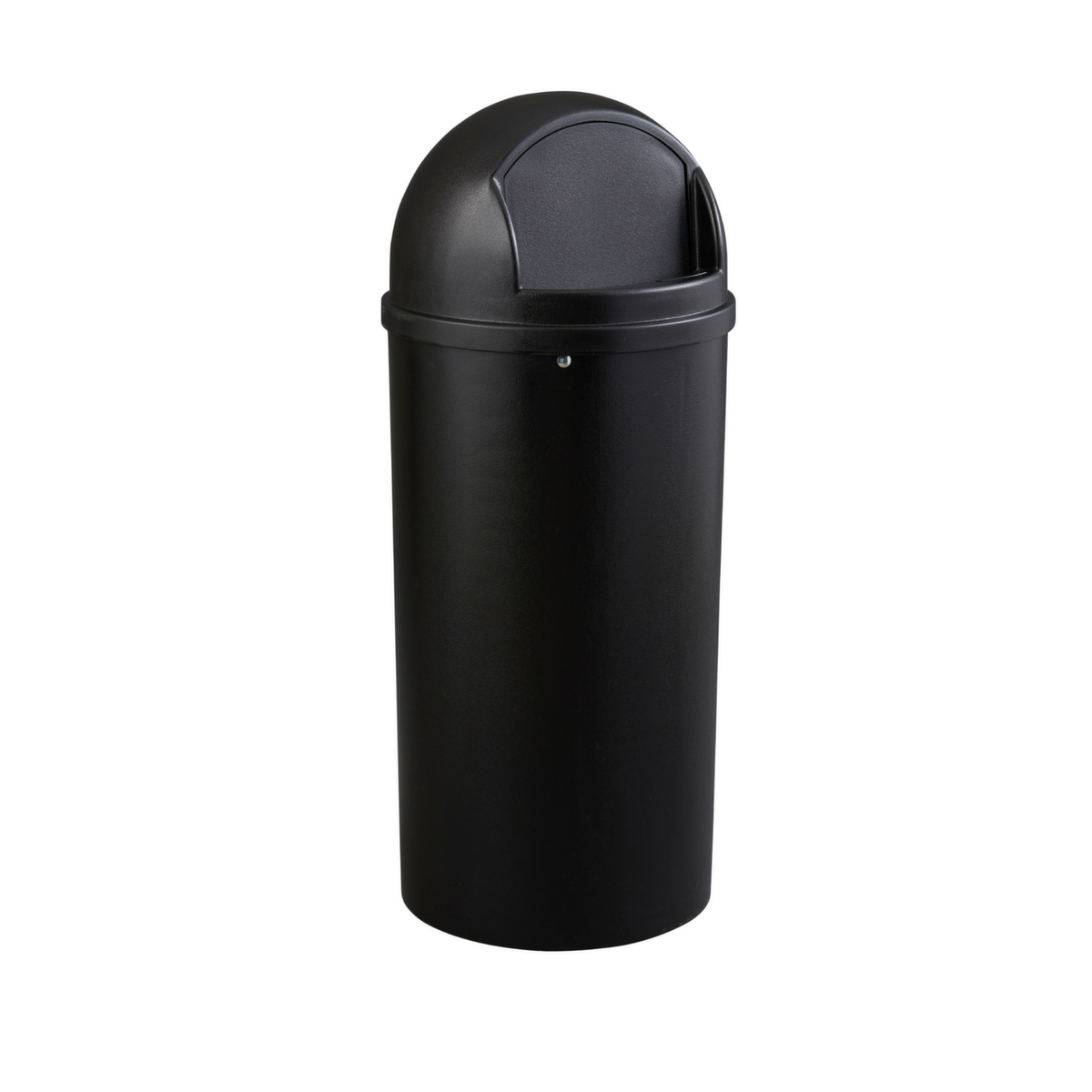 Rubbermaid Poubelle coupe-feu Marshal® Classic, 57 l, noir, couvercle noir  ZOOM