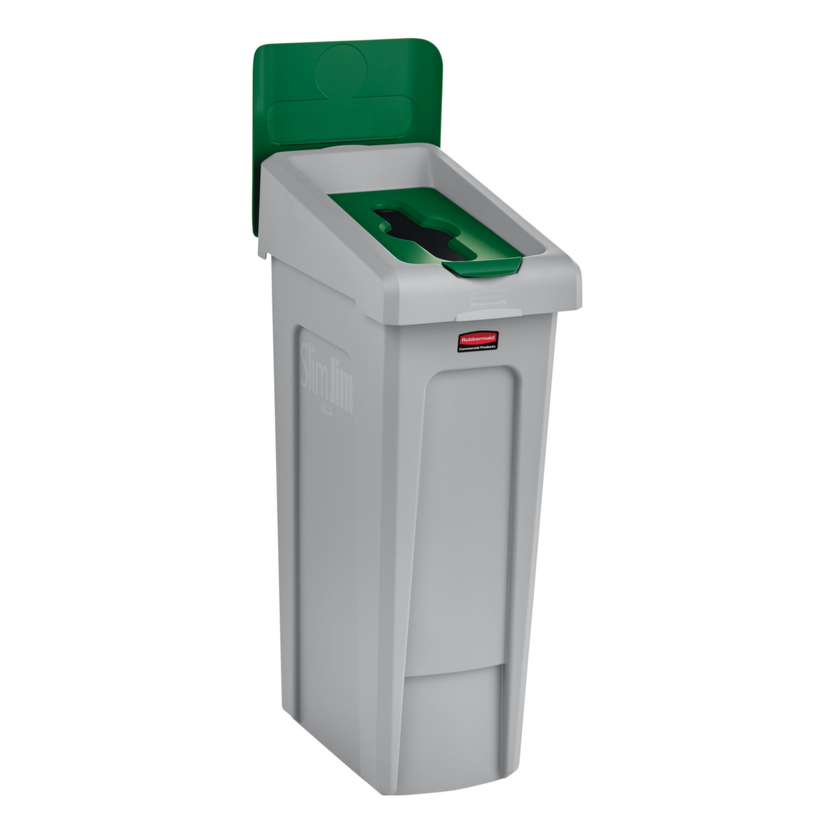Rubbermaid Couverture Slim Jim® pour station de recyclage, vert  ZOOM