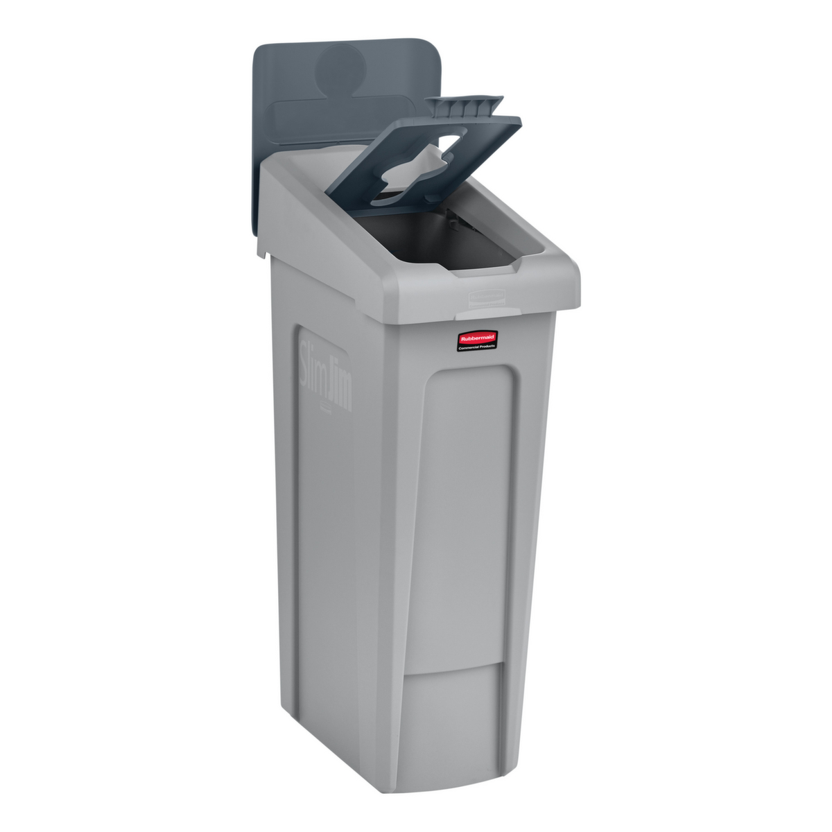 Rubbermaid Couverture Slim Jim® pour station de recyclage, gris  ZOOM