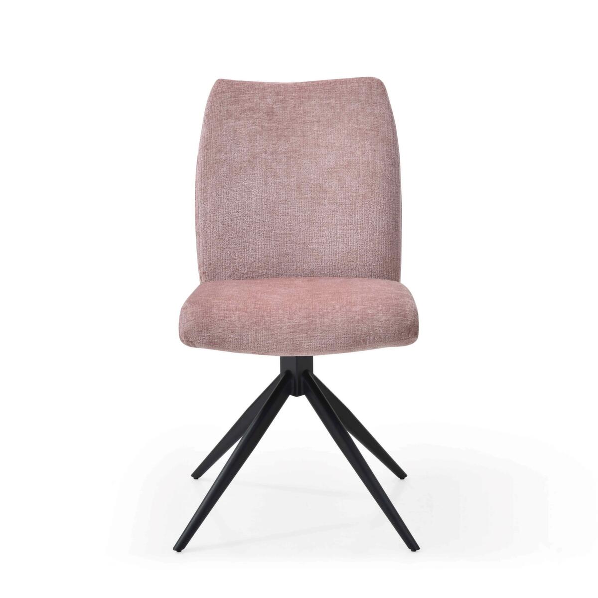 Bisley Siège visiteur Easy Meet F 720 avec dossier capitonné, assise tissu (100 % polyester), rose pastel