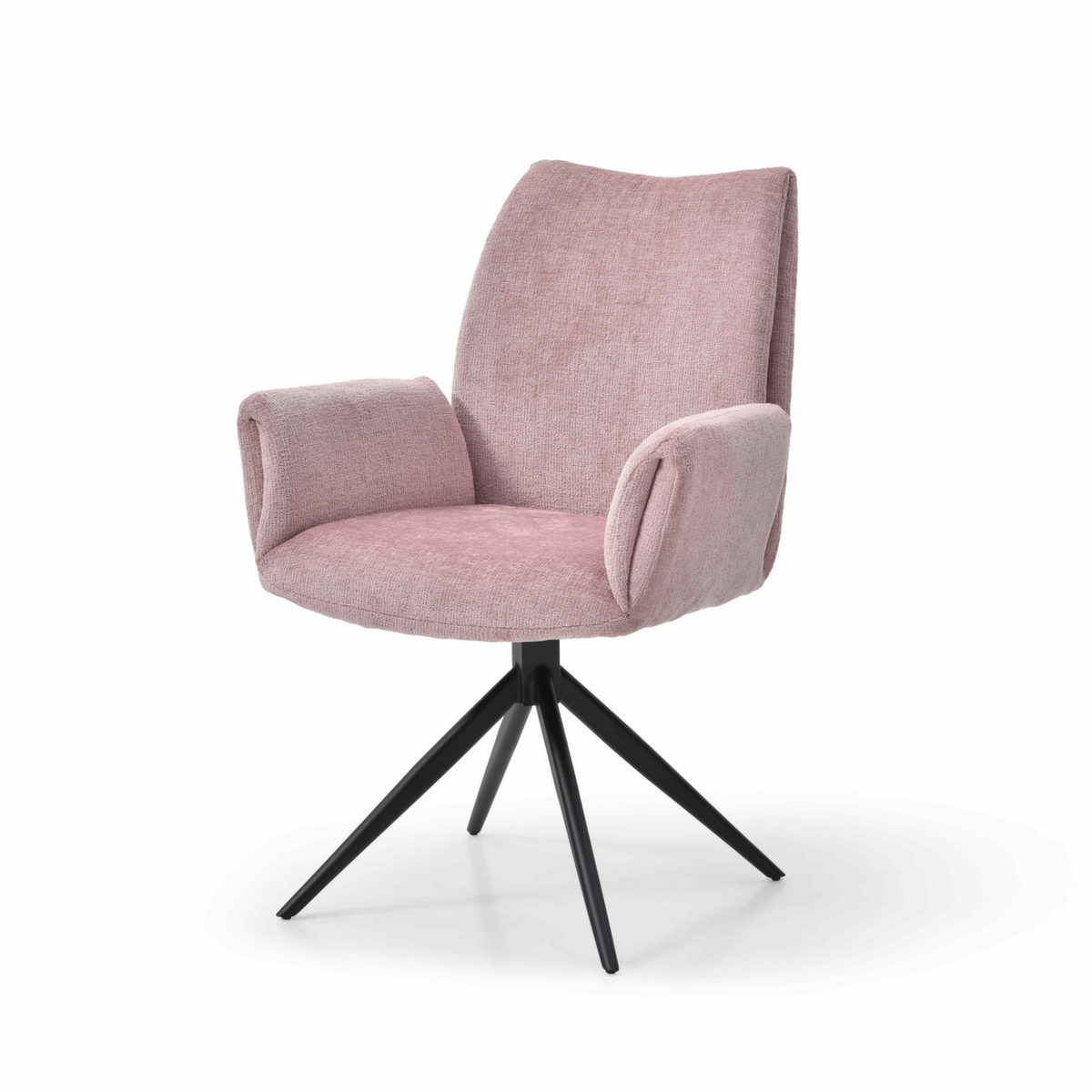 Bisley Siège visiteur Easy Meet FA 720 avec accoudoirs, assise tissu (100 % polyester), rose pastel  ZOOM