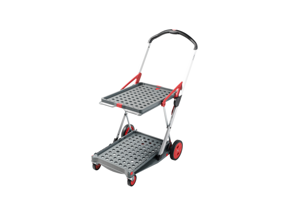 Mobile pliable CLAX, y compris boîte pliante, force 60 kg, 2 plateaux  ZOOM