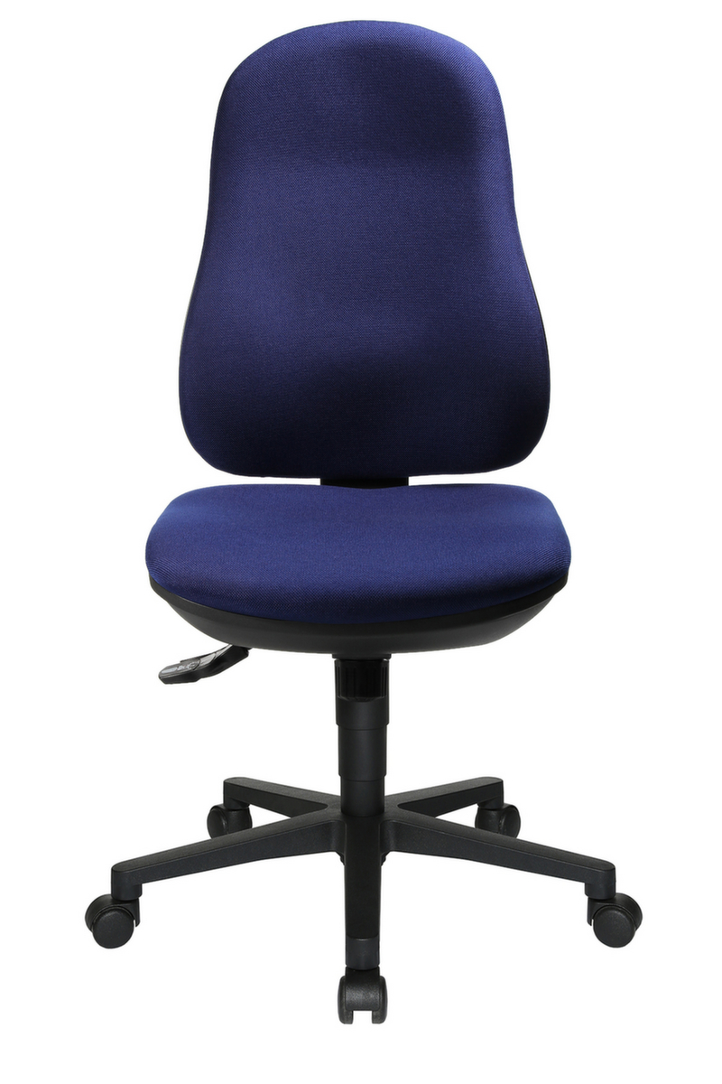 Topstar Siège de bureau pivotant Support SY avec assise ergonomique, bleu  ZOOM