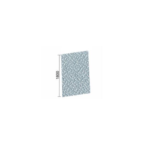 Gera Cloison de séparation insonorisante Pro ProfiLine, hauteur x largeur 1800 x 1200 mm, paroi gris