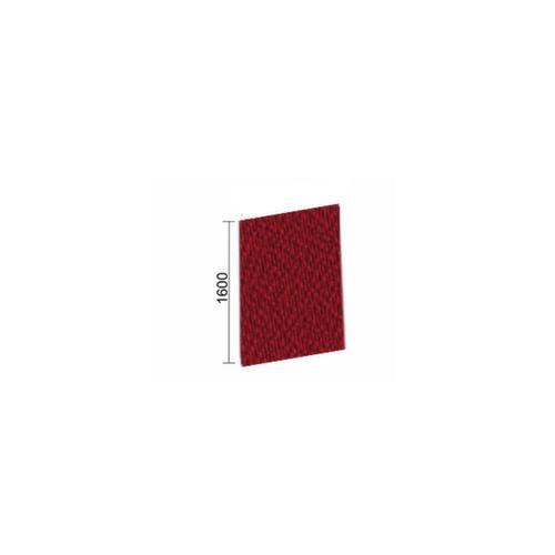 Gera Cloison de séparation insonorisante Pro ProfiLine, hauteur x largeur 1600 x 1000 mm, paroi rouge