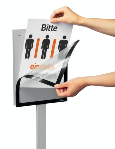 Durable Présentoir INFO STAND BASIC, hauteur x largeur x profondeur 1315 x 305 x 305 mm